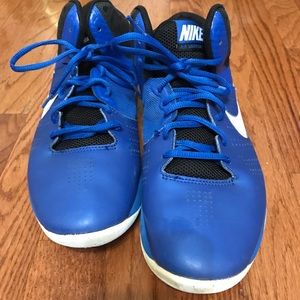 Mens Size 8.5 Blue Nike Basketball Shoes